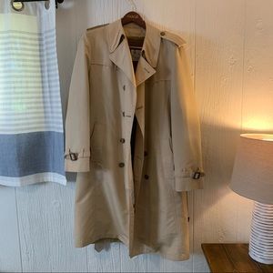 Vintage London Fog Mens Trench Coat - Insulated - 44 Long